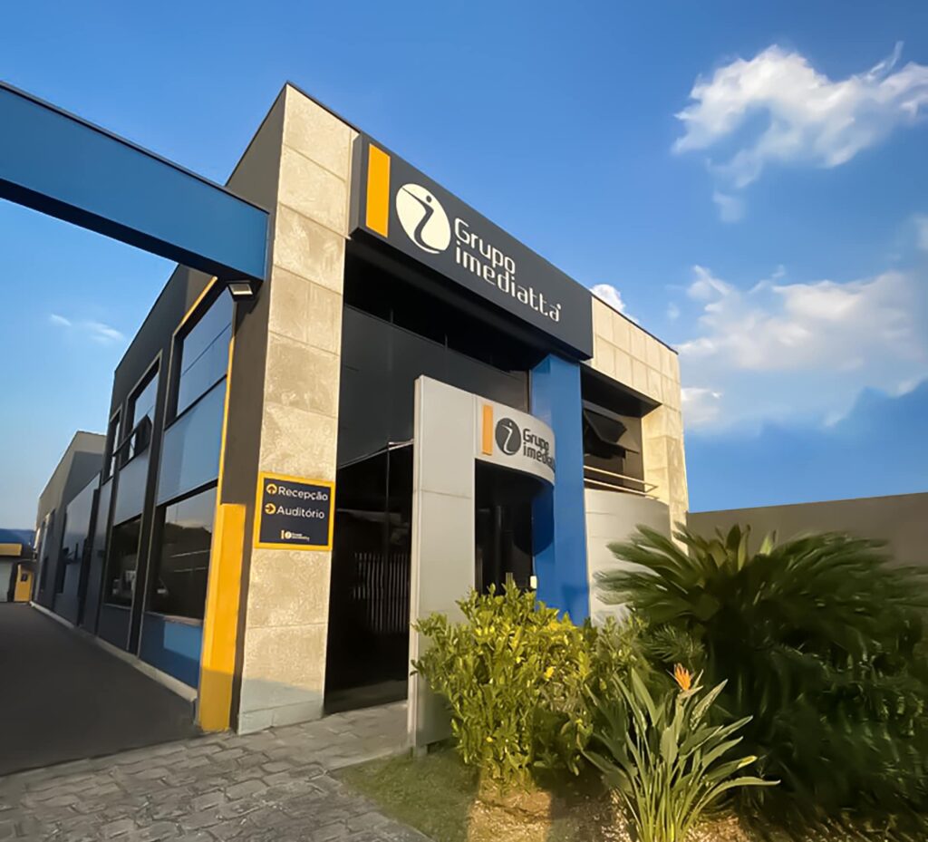 Fachada da sede do Grupo Imediatta RH